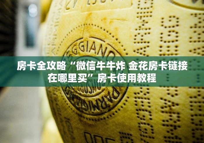 房卡全攻略“微信牛牛炸 金花房卡链接在哪里买”房卡使用教程